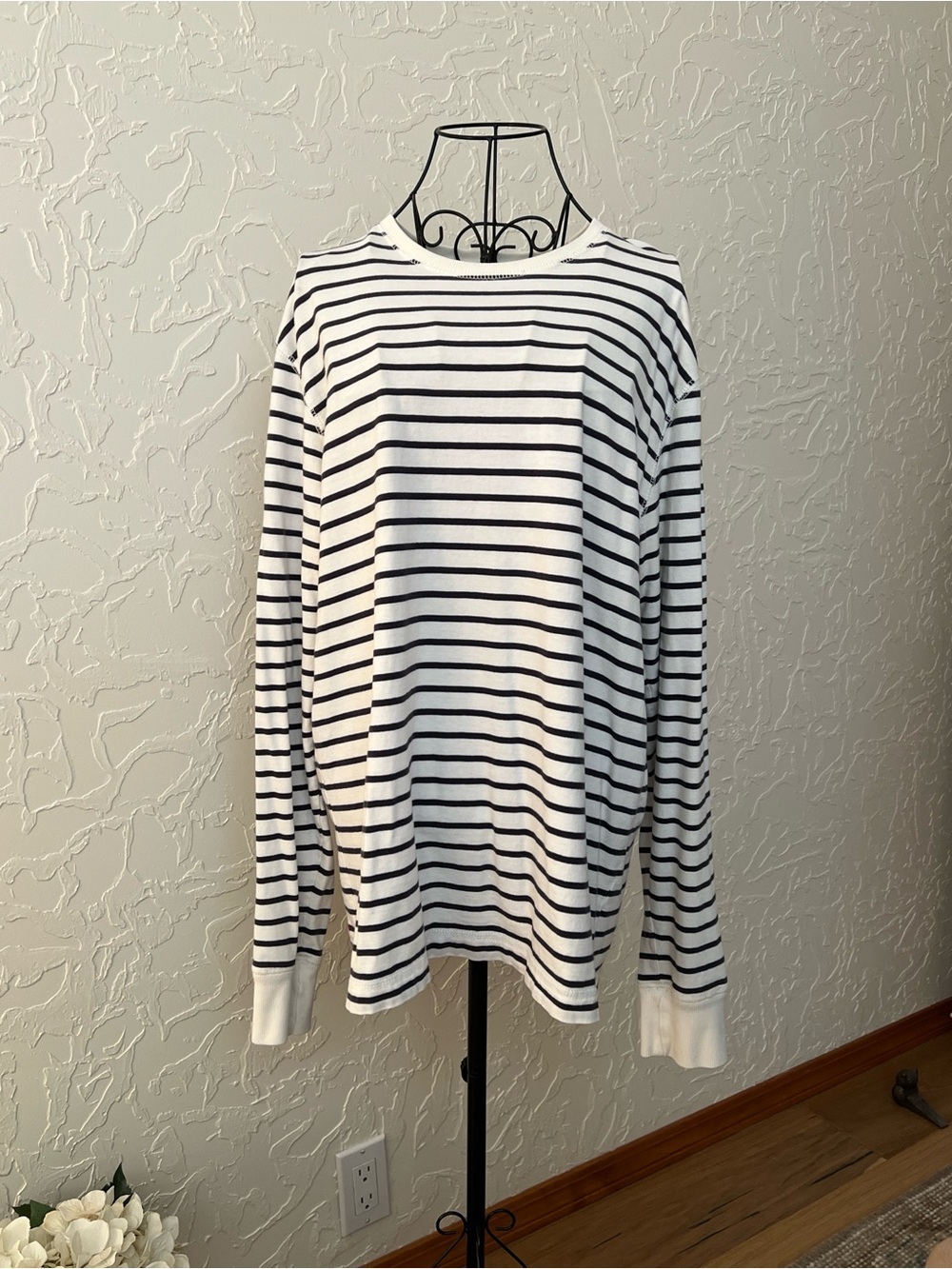 Fat Face Classic Stripe Long Sleeve Tee